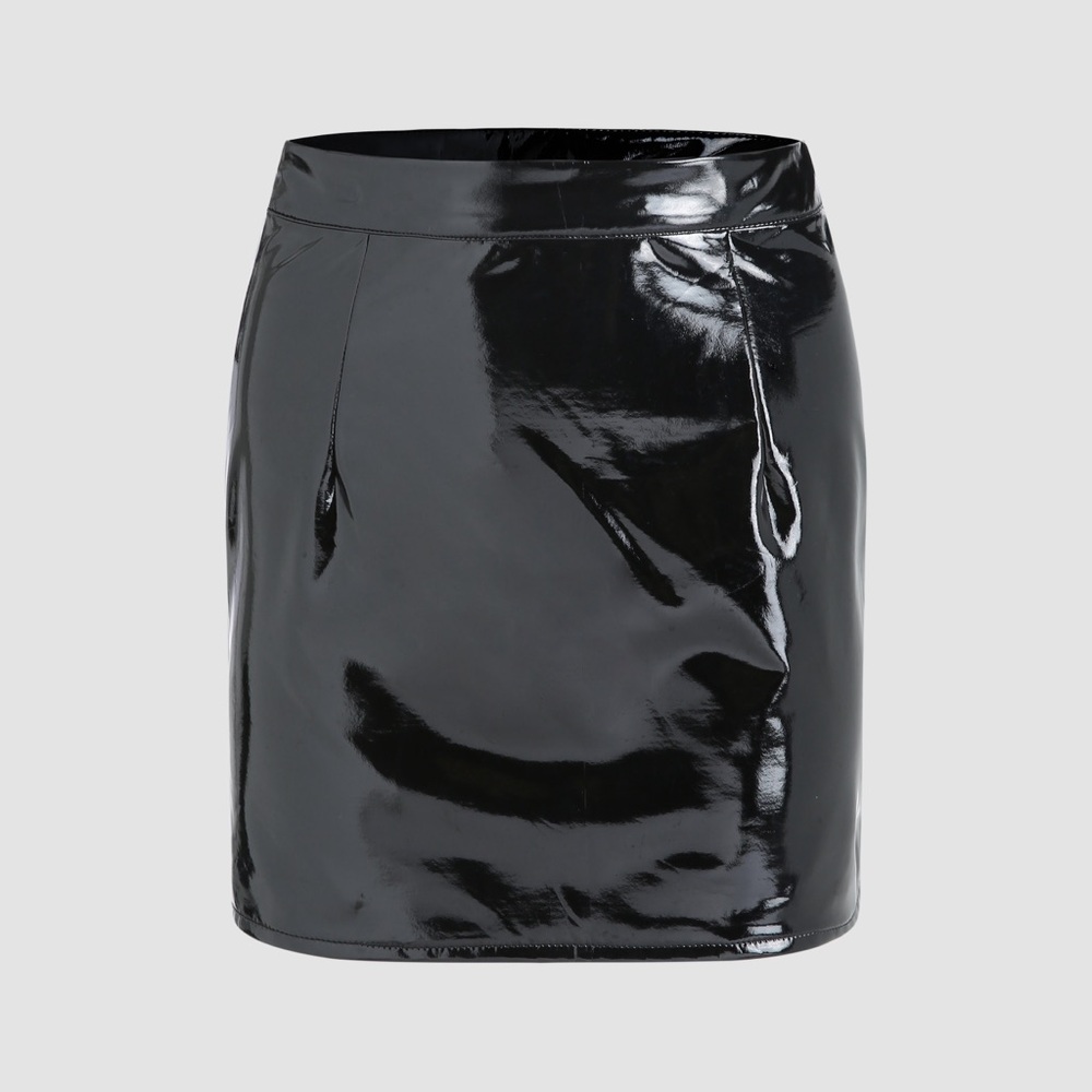 Cider Black Leather Skirt. New with tags. Never worn